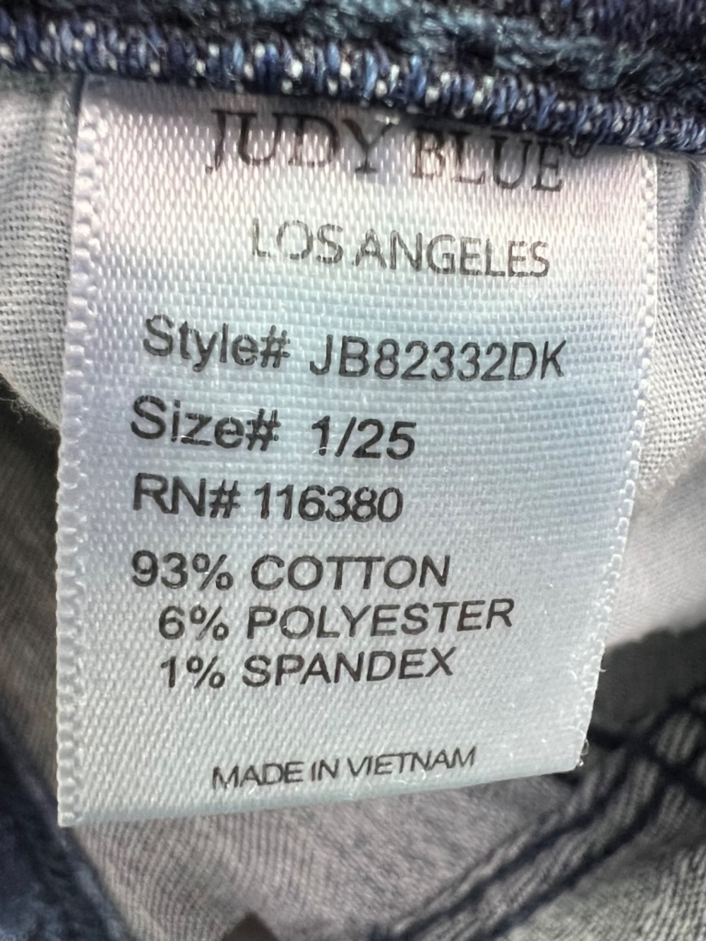 👖|•JUDY BLUE•| Boyfriend Fit High Rise Waist Size 1/25👖 - Picture 7 of 9